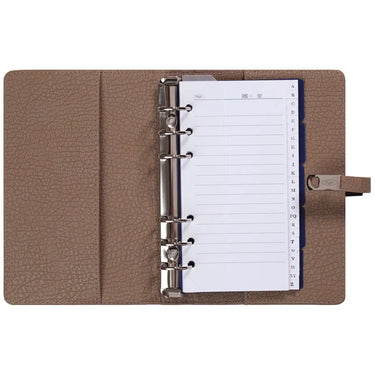 1111-64 Personal Agenda Binder Taupe
